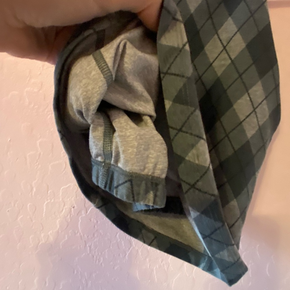 Beyond Yoga Plaid Blue Sports Bra Top - Picture 6 of 8